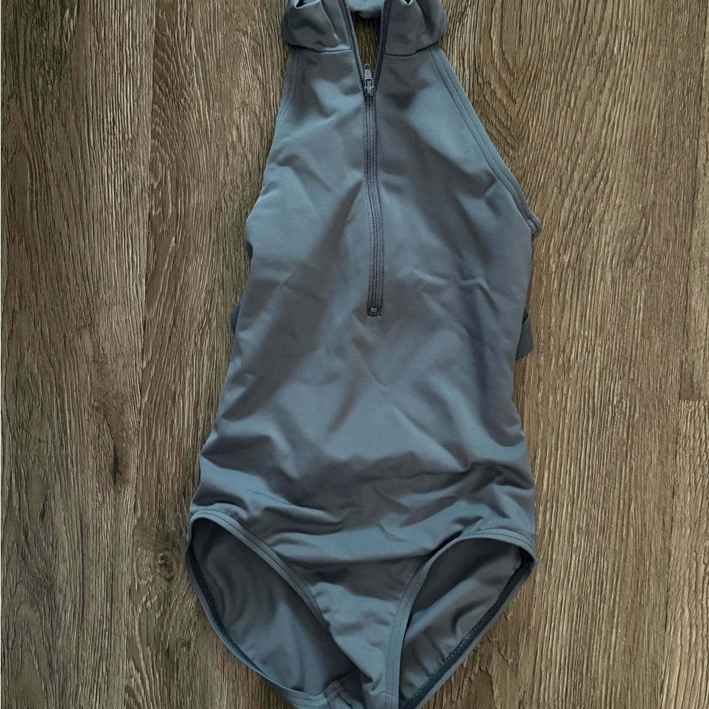 Girls slate blue leotard